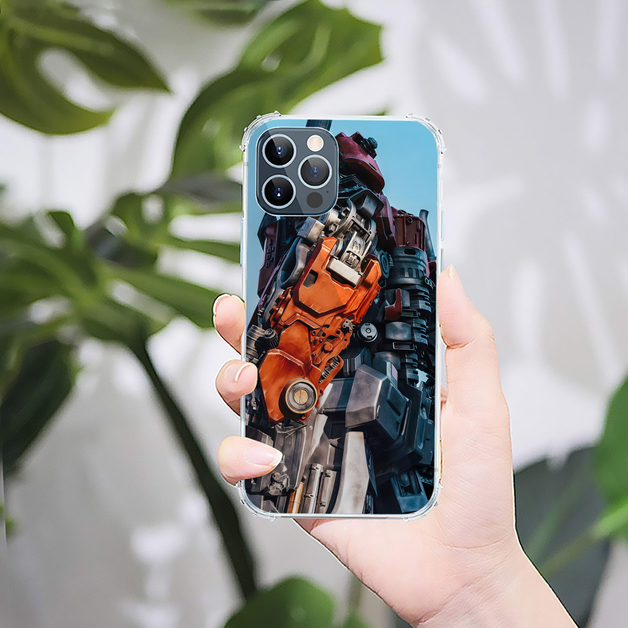 （画像用） Transformers トランスフォーマー 【iPhone 12シリーズ対応】透明スマホケース（クリアソフトケース）